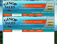 Tablet Screenshot of ginopsalesauction.com